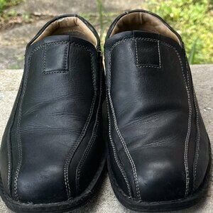 Dockers Mens Pro Style Loafer Dress Shoes Black Leather Comfort Slip On 9W